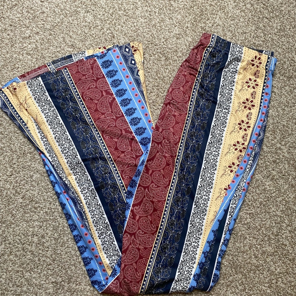 SHEIN Multicolor Wide Leg Pants